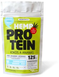Kokosowe białko konopi z ananasem 125g, Zelená Země