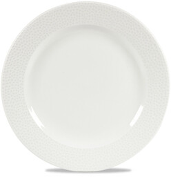 TALERZ PŁYTKI ISLA 21 cm PORCELANA KREMOWA CHURCHILL