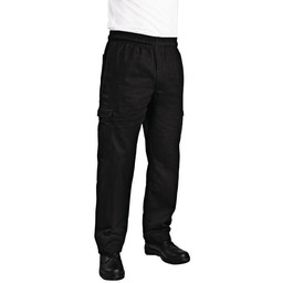 Chef Works Spodnie kucharskie czarne rozmiar XL