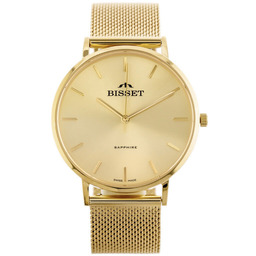 ZEGAREK DAMSKI BISSET BSBF33 - SZAFIROWE SZKŁO