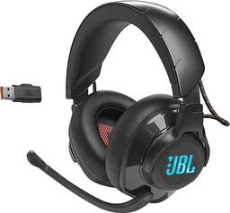 JBL JBLQUANTUM610BLK Słuchawki dla Graczy, Czarny
