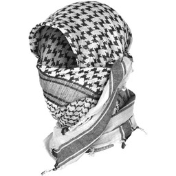 Arafatka MIL-TEC biało-czarna 110 x 110 (12613000)