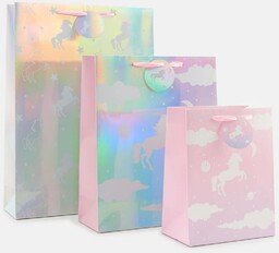 Sinsay - Torby prezentowe 3 pack - Wielobarwny