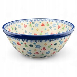 Miska średnia na sałatkę Unikat Boże Narodzenie U4858