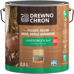 Lakierobejca 2w1 bezbarwny 2,5 l Drewnochron