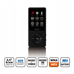 Odtwarzacz MP3 MP4 Stoper 8GB Ekran 2.4 Nagrywanie