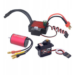 Zestaw Esc 25A silnik 2030 6500kv serwo Surpass