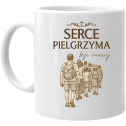 Serce Pielgrzyma Bije Inaczej - kubek na prezent