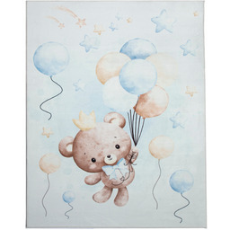 Dywan Dziecięcy Drukowany Kids 160x230 Miś Kokardka Balony