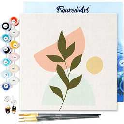 Figured''Art Mini malowanie według numeru dla dorosłych 20x20cm