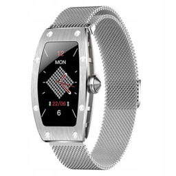 2X Smartwatch Kumi KU-K18 Srebrny