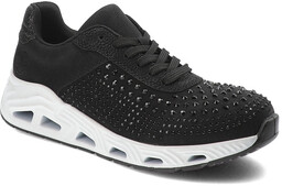 Czarne Sneakersy Rieker Stylowe Obuwie Damskie