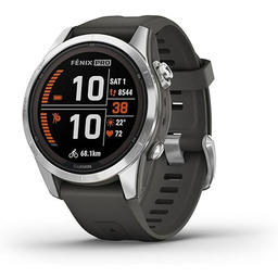 Garmin Fenix 7S Pro Solar GPS Smartwatch Gray/Black,