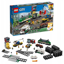 Lego City Pociąg Towarowy Zestaw Klocków Klocki Stacja