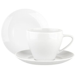 Zestaw kawowy Maria Paula biały 18-elementowy