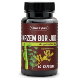 Skoczylas Krzem Bor Jod suplement diety 60 kapsułek