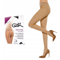 Rajstopy Bezszwowe 15Den Gatta Discrete Golden -R3