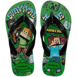 Havaianas Japonki Młodzieżowe Minecraft Na Lato 41-42 Żij