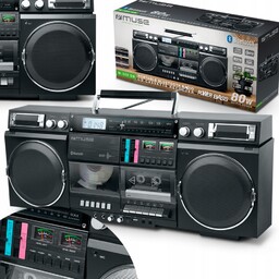 Radioodtwarzacz Boombox Muse Odtwarzacz CD Aux Sd Bluetooth