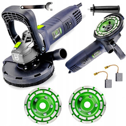 Szlifierka Frezarka Do Betonu 1400w 2x Tarcza 125mm