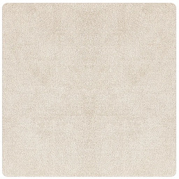 Edinos Kremowy minimalistyczny dywan pluszowy 120x120 F5-R48