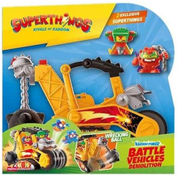 SUPERTHINGS Battle Vehicles Demolition Pojazd Złoczyńców z Kulą