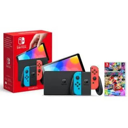 Nintendo Switch OLED Czerwono-niebieski + Mario Kart 8