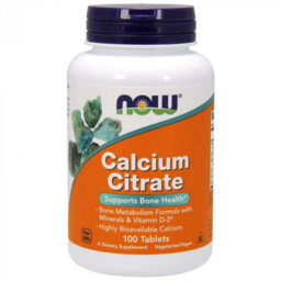NOW Foods Cytrynian wapnia 100 tab