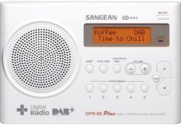 Sangean TRAVELLER 690 DPR-69 Radio FM DAB+ Biały