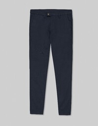 spodnie albiano granatowy slim fit