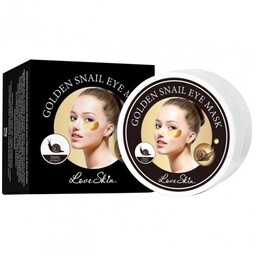 LOVE SKIN Golden Snail Eye Mask płatki pod