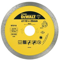 DEWALT Tarcza do cięcia DT3715 110 mm