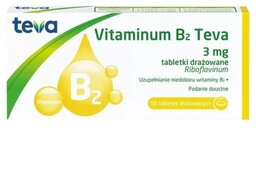 Vitaminium B 2 Riboflavinium 3mg - 50 drażetek