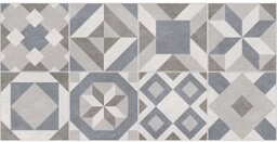 Płytka ścienna ROCKLAND light grey patchwork micro 29,8x59,8