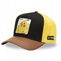 Czapka z daszkiem Capslab Pokemon Pikachu brązowo/żółto/czarna uniwersalny