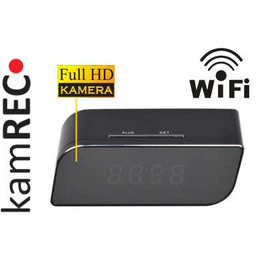 Zegarek biurkowy mini kamera sieciowa WiFi z czujnikiem