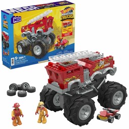 Mega Hot Wheels Monster Trucks 5-Alarm + łazik