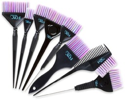Fox Color Brushes, zestaw pędzli do farbowania włosów,