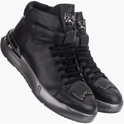 Buty Męskie Skórzane John Doubare Czarny 43