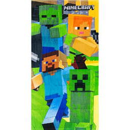 Vespro Ręcznik plażowy Minecraft dla dzieci bawełna