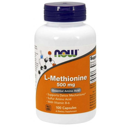 NOW Foods L-Metionina 500 mg 100 kaps