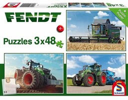 Schmidt Puzzle Traktory Fendt, 144 elementów