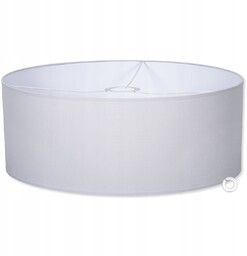 Wytrzymały bawełniany Abażur Jasnoszary 60 25 cm