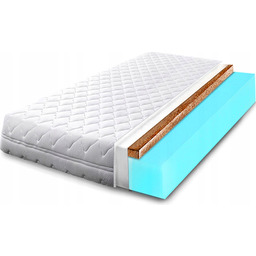 Materac piankowy 130x200 kokos ortopedyczny 11cm z matą