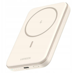 Powerbank magnetyczny Ugreen PB560 5000mAh Beżowy Usb-c