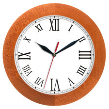 Zegar ścienny drewniany solid #3