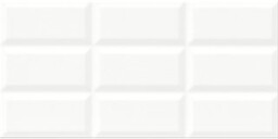 Płytka ścienna MARGARET white brick glossy 29,7x60 #019