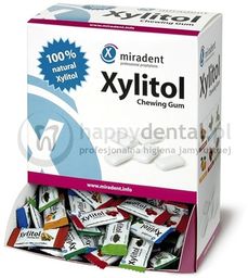 MIRADENT Xylitol Chewing Gum 200 x 2szt. BOX-PUDEŁKO