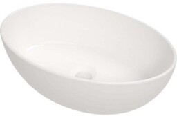 DEANTE Umywalka ceramiczna ALPINIA nablatowa owalna 310x455 mm