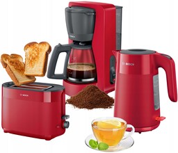 Zestaw Bosch MyMoment Ekspres TKA2M114 Czajnik TWK2M164 Toster